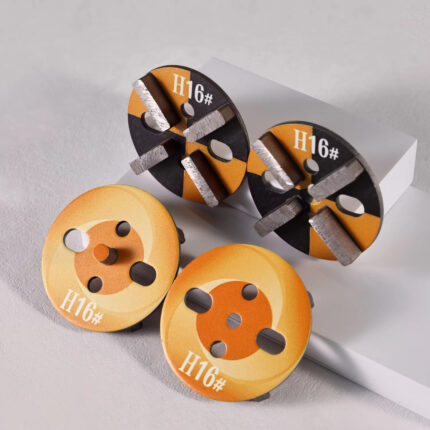 100mm 4'' 16# Industrial Diamond Grinding Blocks Floor Grinding Discs for Concrete Pavement Polishing